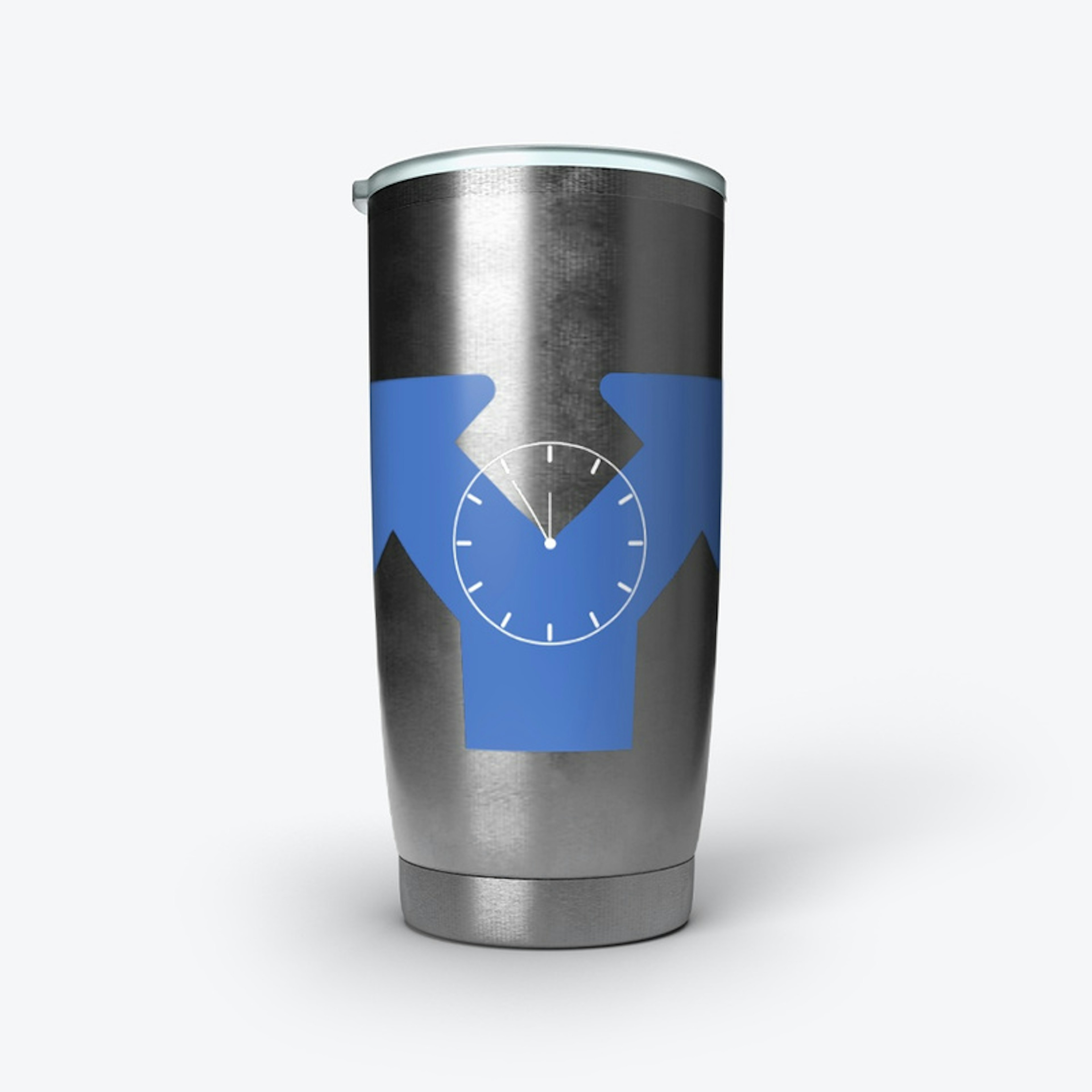 A Fork In Time Tumbler (Simple Logo) 