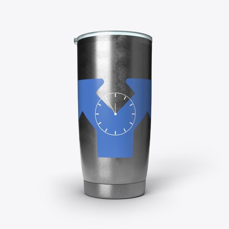 A Fork In Time Tumbler (Simple Logo) 